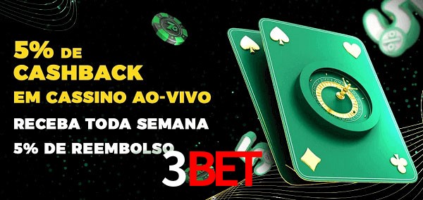 Promoções do cassino ao Vivo 3BET